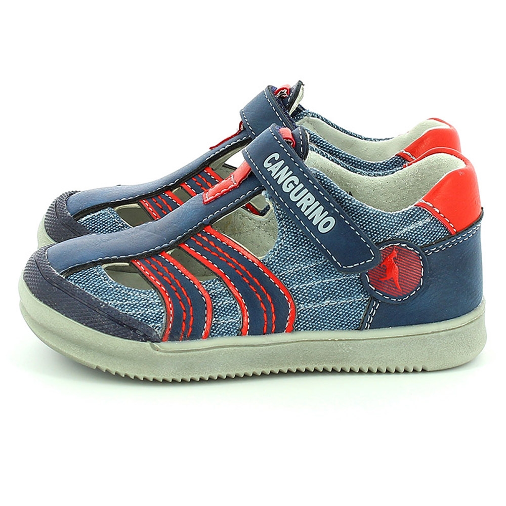 Arnetta blu canguro linea scarpa 19 bambino Hzw0Uq4